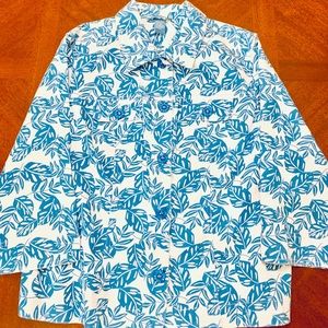 Napa Valley floral jacket shirt